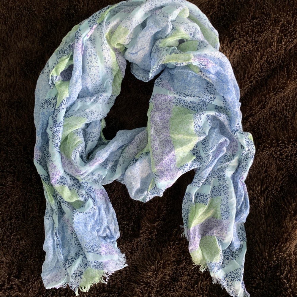 Talbots floral spring scarf!